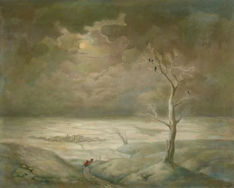 Carlo Mense — Winterliche Landschaft