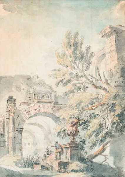 Jean-Baptiste Lallemand — Attribué à Jean-Baptiste Lallemand — Jean-Baptiste Lallemand (1716-c.1803), attr. à,