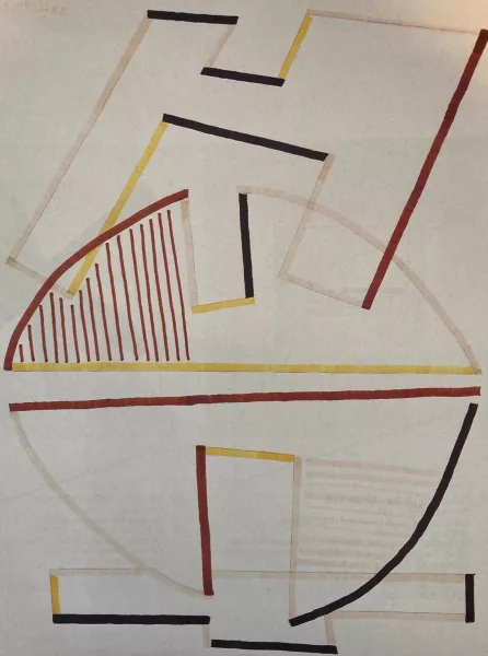 Alberto Magnelli — Costruzione, 1958