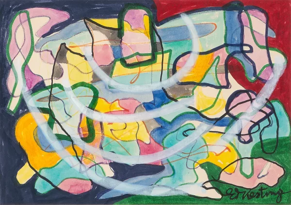 Edmund Kesting — Farbenspiel auf dem Wasserspiegel