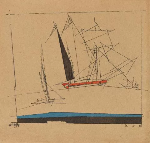 Lyonel Feininger — Segelschiff