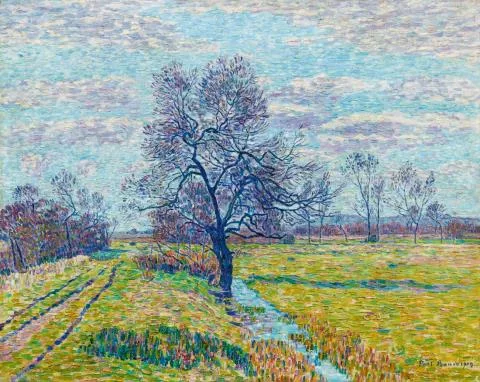 Paul Baum — Frühlingslandschaft bei Hyères