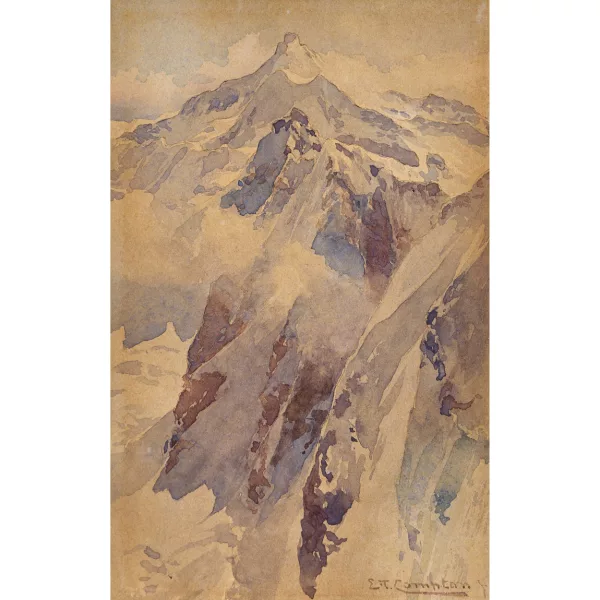 Edward Theodore Compton — Paysage de montagne.