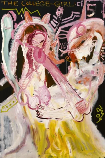 Jonathan Meese — ANTIDEMOKRATISCHES SCHWÄNZCHEN - KLEIN HAT den SÜSSESTEN HUT VERLOREN zum Glück...