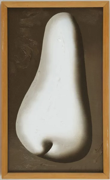 Oleg Tselkov — Oleg Tselkov (1934), \\Pear\\, huile sur toile,