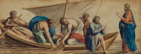 Daniel Chodowiecki — Berufung des Heiligen Petrus
