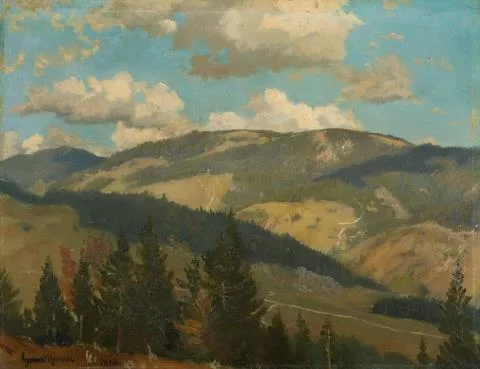 Hans Thoma — Studie bei Bernau