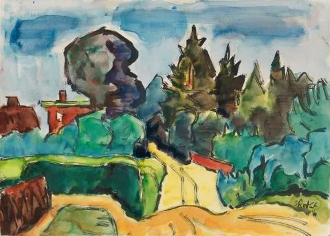 Karl Schmidt-Rottluff — Herbst in Sierksdorf
