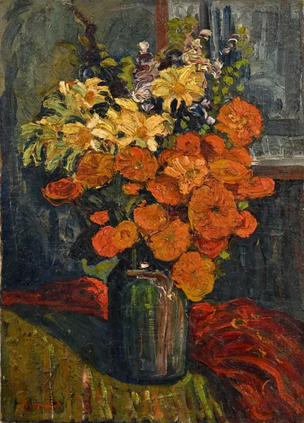 René Seyssaud — Vase fleuri