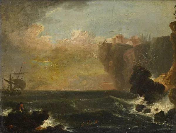Claude Joseph Vernet — École de Joseph Vernet — Scène de tempête,