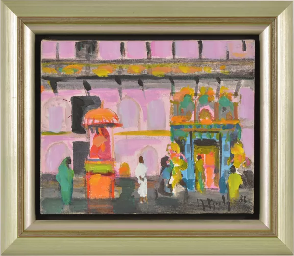 Marcel Mouly — Palais royal à Kathmandou,