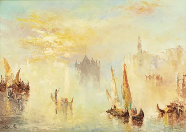 Léopold Baijot — Couleur crépuscule sur Venise