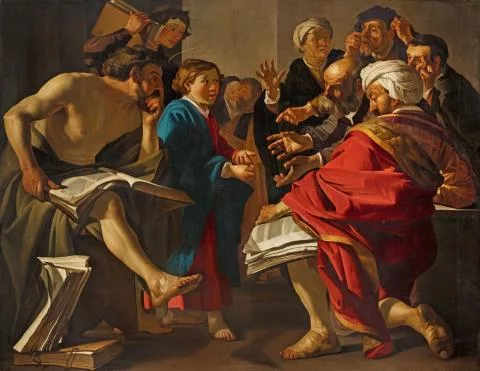 Dirck van Baburen — Jesus unter den Schriftgelehrten
