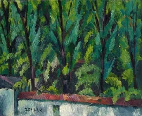 Adolf Erbslöh — Gartenmauer (Rosipal-Park)