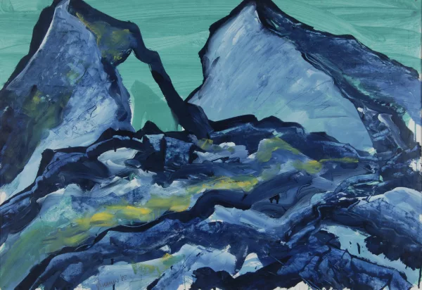 Bernd Zimmer — Flusslandschaft, 1982