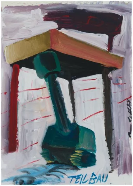 Jörg Immendorff — Ohne Titel (Teilbau)