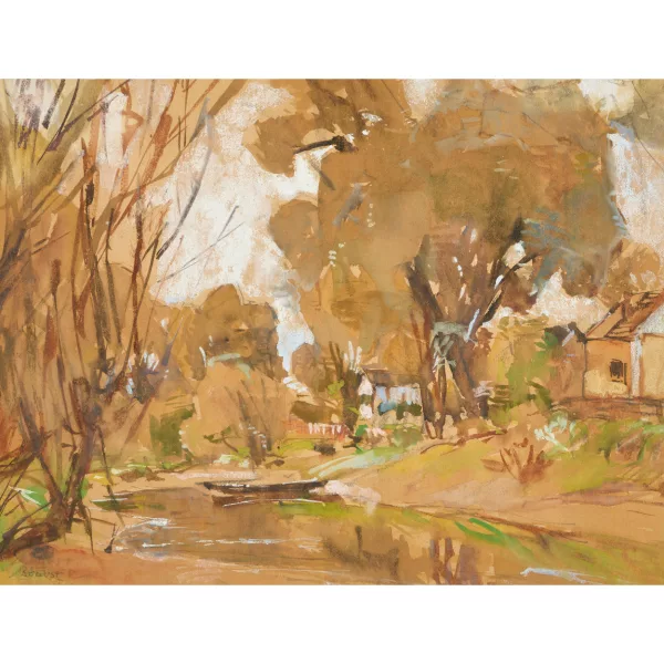 August Rieger — Paysage d’automne