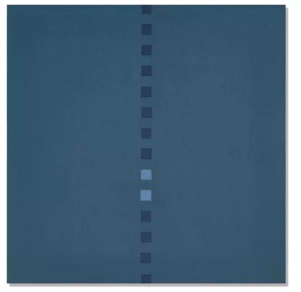 Antonio Calderara — Presenza quadrata bianca, 1976