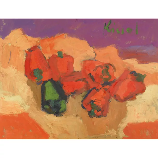 Gernot Kissel — "Stillleben mit Paprika".