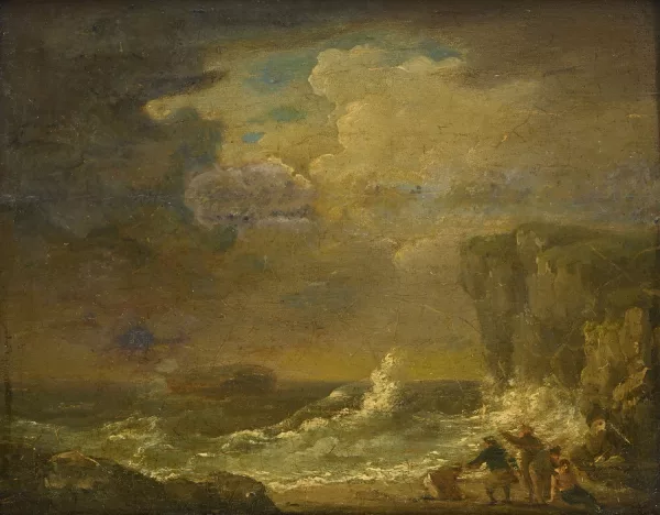 Jean-Baptiste Lallemand — École de Jean-Baptiste Lallemand — Scène côtière,