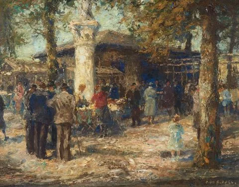 Otto Pippel — Sonntagsmarkt in Tirol