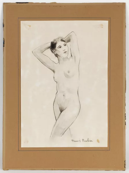 فرانسيس بيكابيا — Attribué à Francis Picabia — Nu féminin,