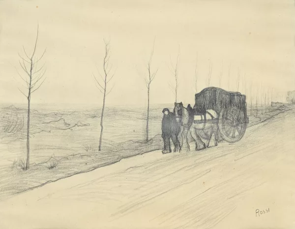 Joseph Rossi — Roulotte sur la route
