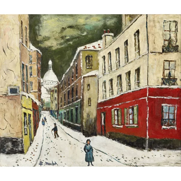 Élisée Maclet — "Rue St. Rustique, Montmartre".