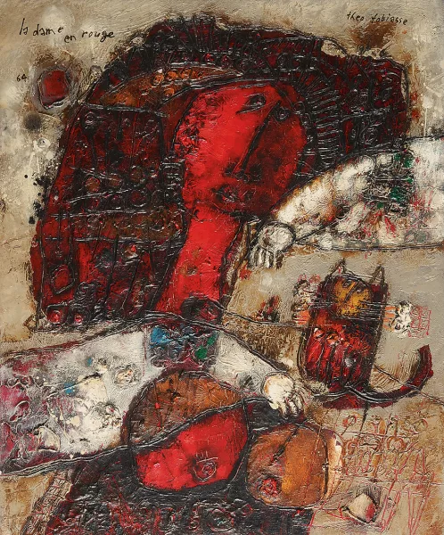 Théo Tobiasse — La dame en rouge, 1964