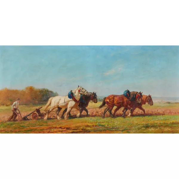Eugene Pechaubes — Paysan labourant.