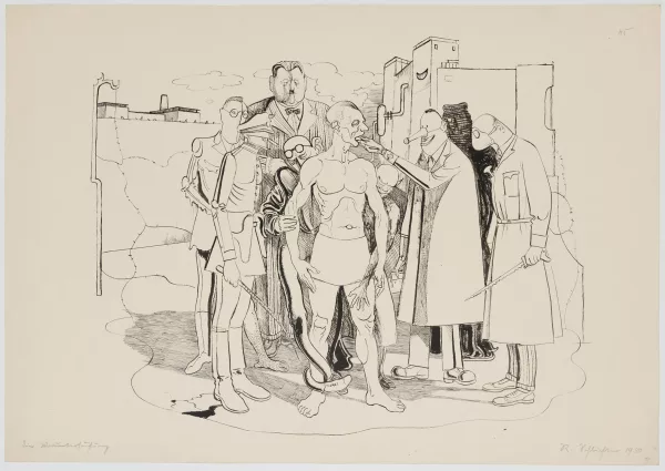 Rudolf Schlichter — Visite médicale,