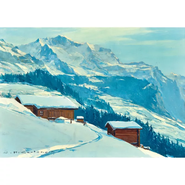 Charles-Henri Contencin — "Neige à Wengen".