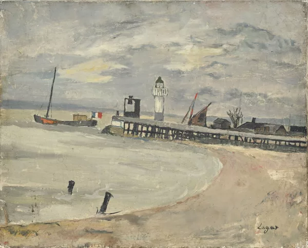 Celso Lagar — Vue de phare en bord de mer,