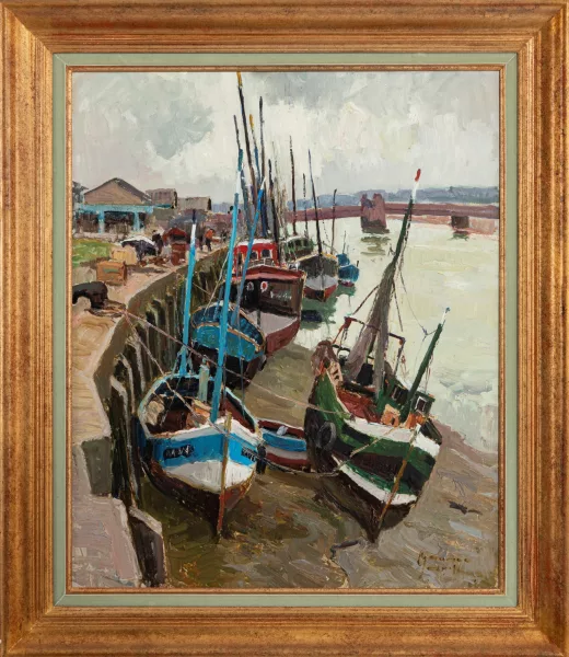 Maurice Martin — "Port d'Etaples, Pas-de-Calais"
