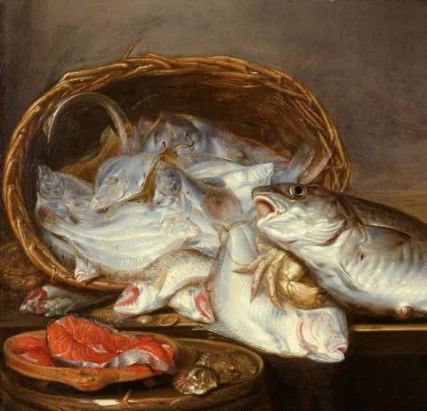 Pieter van Schaeyenborgh — Großes Fischstillleben