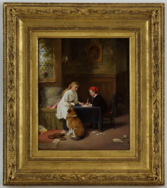 George Bernard O'Neill — George Bernard O'Neill (1829-1917), \\A letter to
