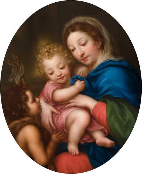 Anton Raphael Mengs — Kopie nach Madonna mit Kind und Johannesknabe