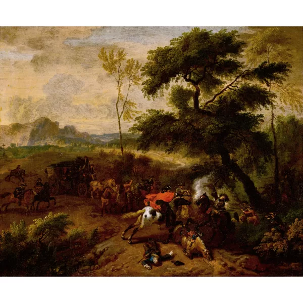 Jan Van Huchtenburg — Der Überfall.