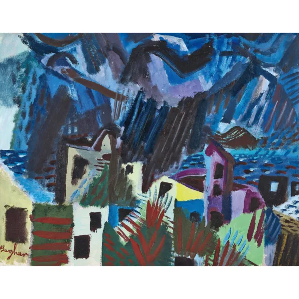 Eduard Bargheer — "Unwetter über Ischia".