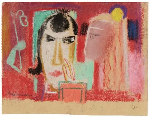 Max Ackermann — Zwei Frauen (Gespräch)