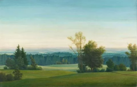 Georg Schrimpf — Simsseelandschaft bei Rosenheim