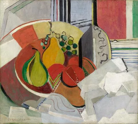 Oskar Moll — Komposition mit Fruchtschale