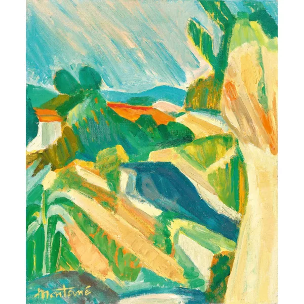 Roger Montané — "Petite route vers la Cadière".