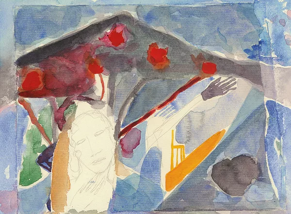 Mimmo Paladino — Senza titolo (Stromboli), 1991