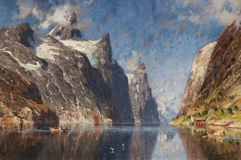 Adelsteen Normann — Norwegian fjord landscape