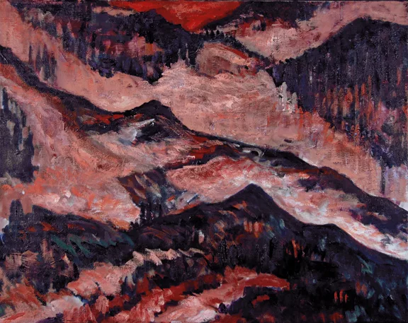 Bernd Zimmer — Sonnenuntergang, 1984/85
