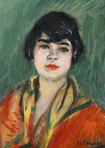 Charles Camoin — Jeune fille à l'écharpe jaune