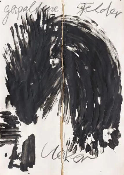 Günther Uecker — Gespaltene Felder