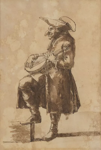 Pier Leone Ghezzi — Entourage de Pier Leone Ghezzi — Joueur de mandoline