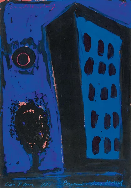 Helmut Middendorf — Das Haus, der Baum, der Mond, 1987